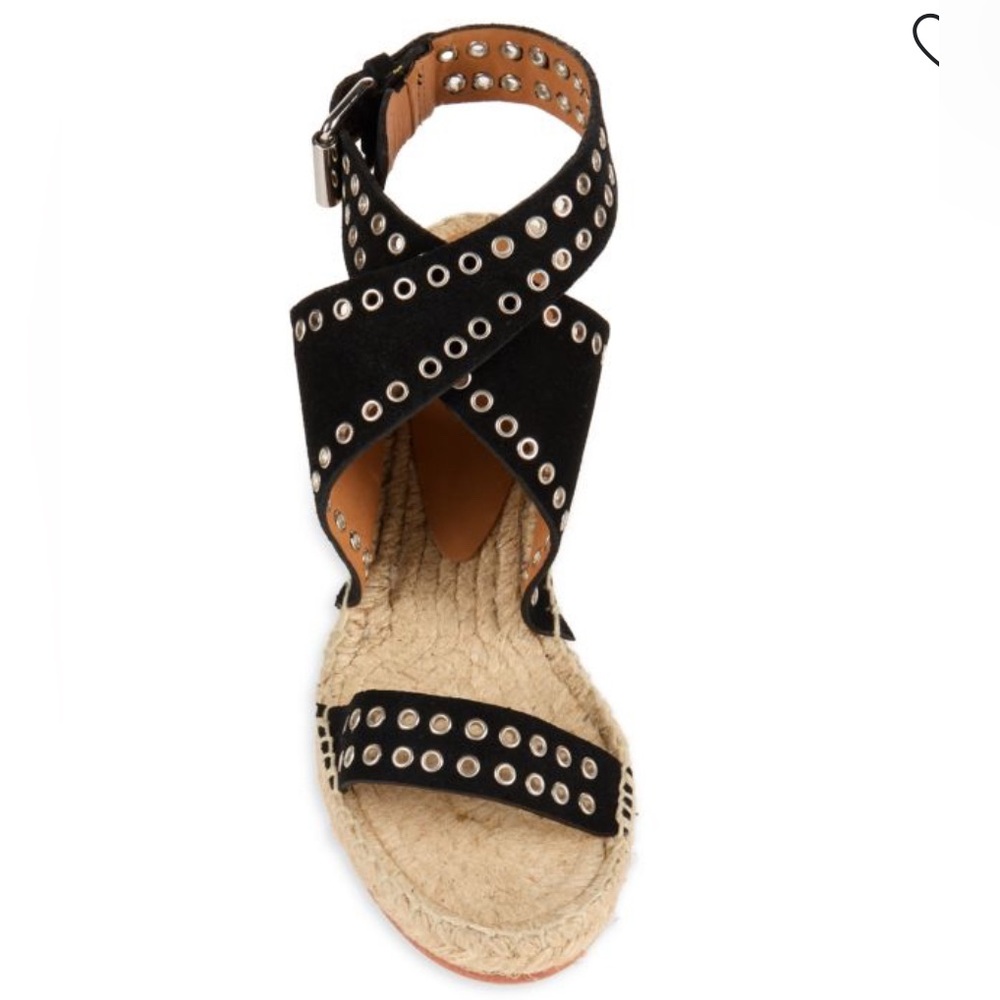 Isabel Marant Suede Iriane Wedge Espadrilles 39 9 - Picture 4 of 12